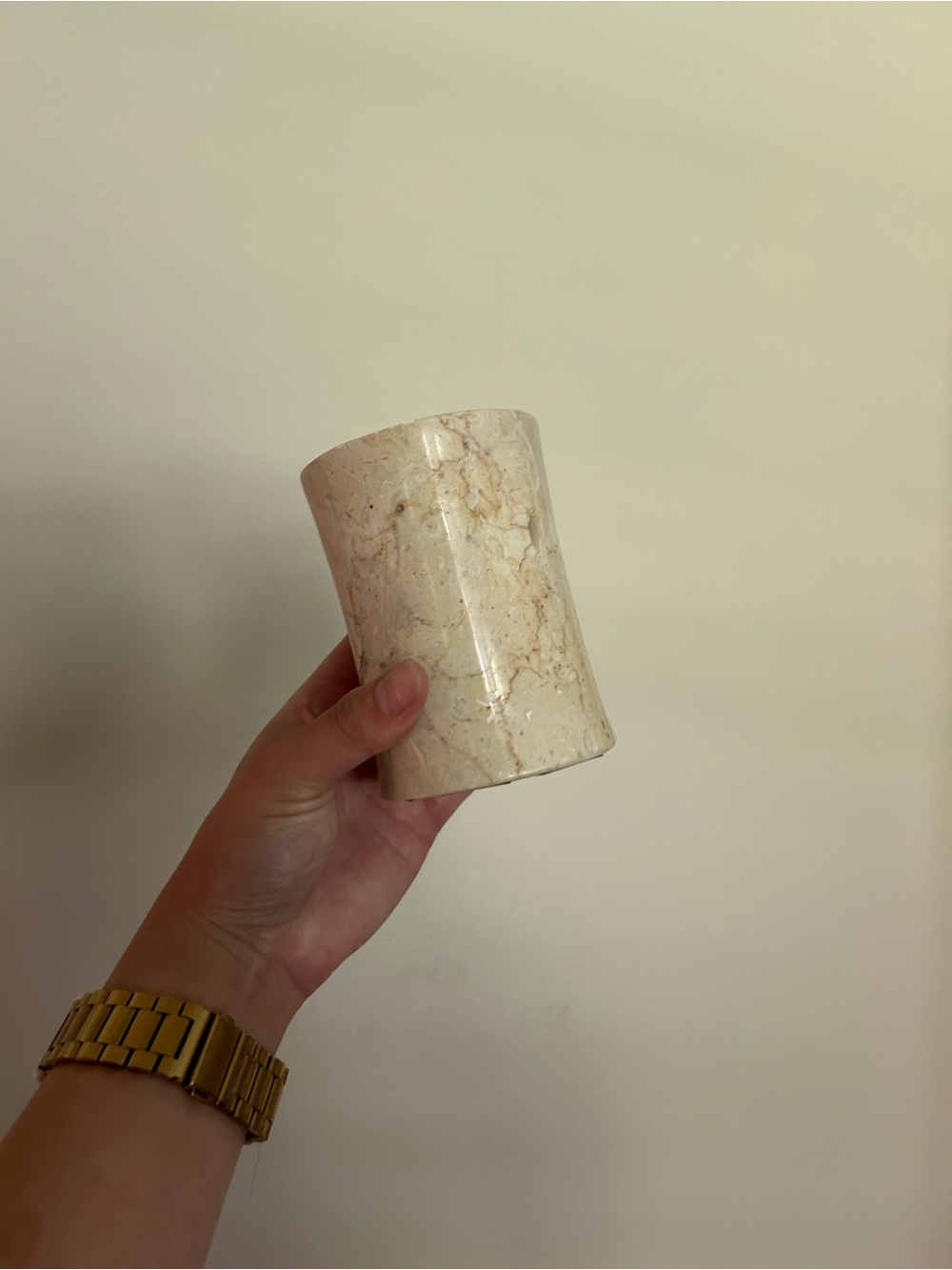 Classic Marble pen organizer/vase